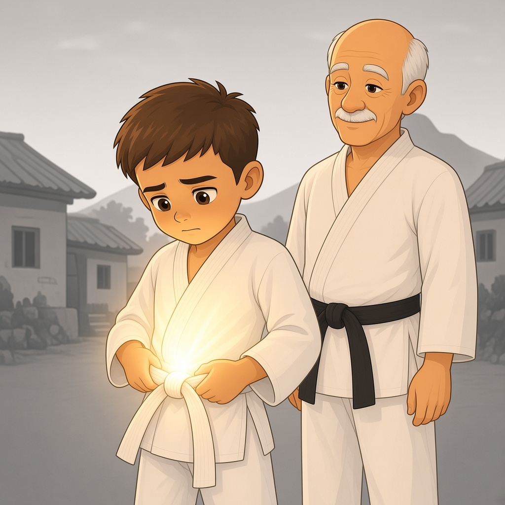 Tiago y Fabio: el cinturón blanco brilla con luz suave
